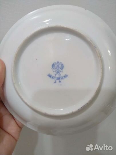 Блюдце М. С. Кузнецова