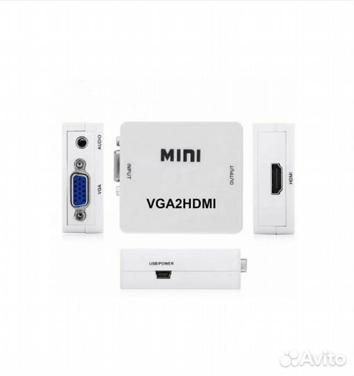 Переходник VGA (In) x hdmi (Out) + Audio VGA2hdmi