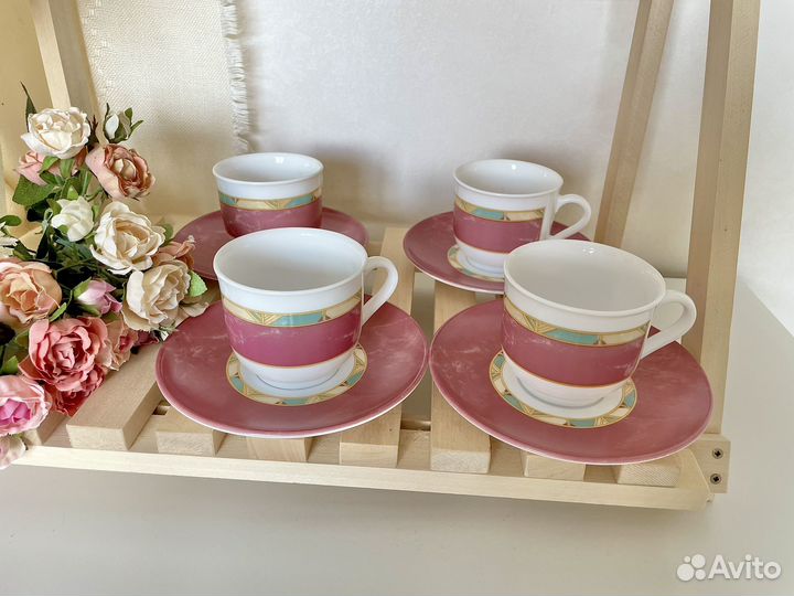 Набор посуды luminarc 6 кружек и 2 салатника