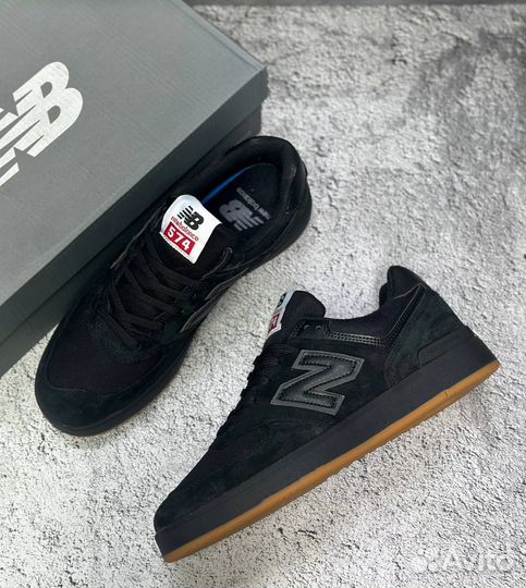 New Balance 574 Court Black