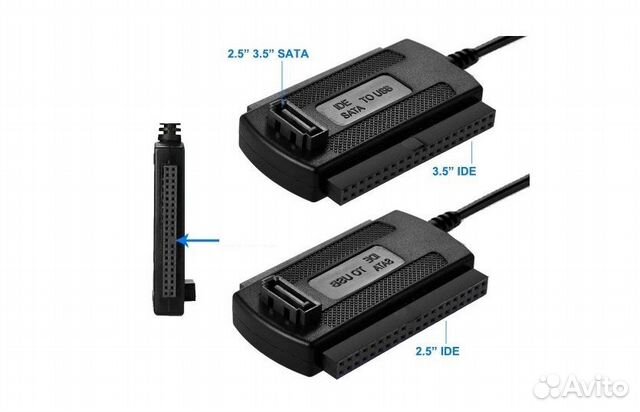 Переходник USB на SATA / IDE, 3.5