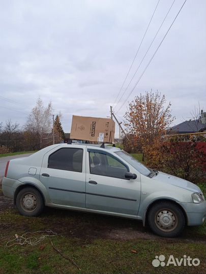 Багажник на крышу renault logan