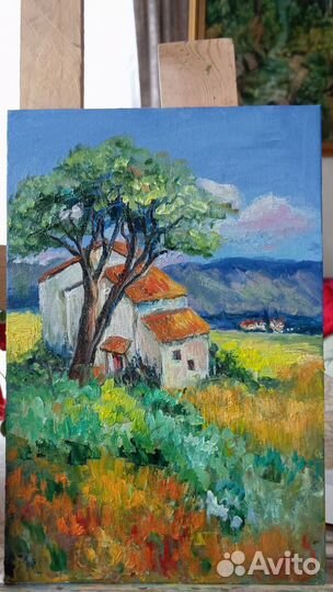 Картина акрилом на холсте