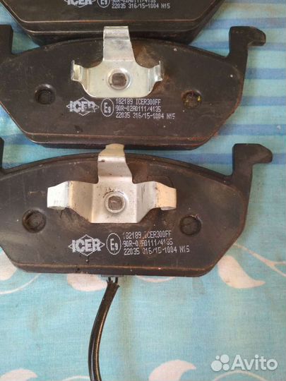 Колодки передние Октавия, Гольф