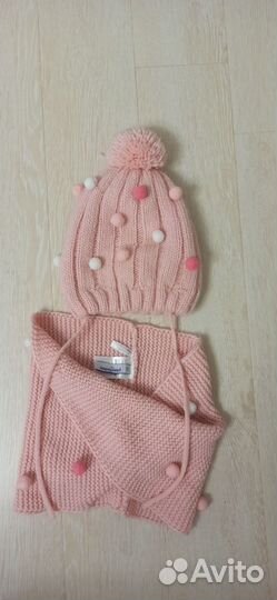 Комплект шапка и снуд