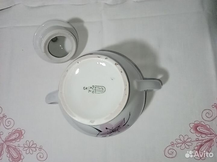 Молочник сахарница из сервиза рига СССР