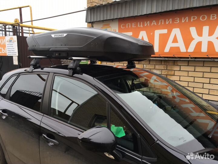 Автобокс Broomer на Citroen C4 (чёрный)