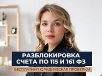 Разблокировка счета по 115 фз, 161 фз. Оперативно