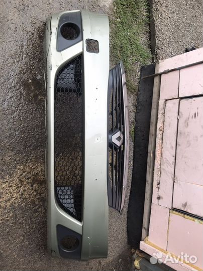 Бампер передний Renault Logan 1 рестайлинг