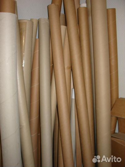 Тубы картонные из под пленки