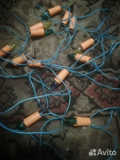 Елочная гирлянда СССР. Рабочая