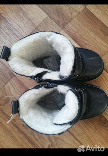 Ботинки Puuhtu зимние новые 25р