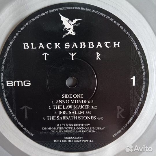 Винил Black Sabbath – Tyr (clear)