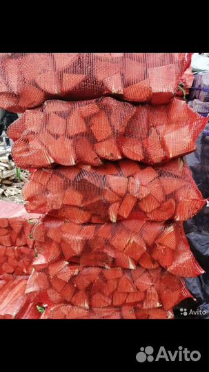 Дрова берёза сухие в сетках