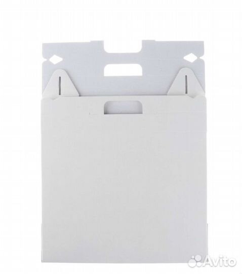 Коробка складная с ручкой белая 34,5 х 8 х 27 см