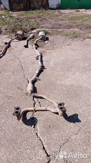 EJ20 Глушитель Субару трасса