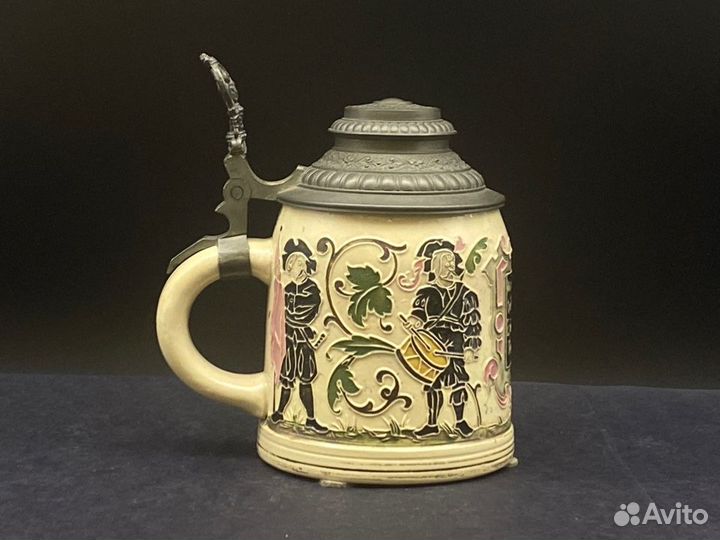 Антикварная Пивная Кружка Адольфа Дизингера