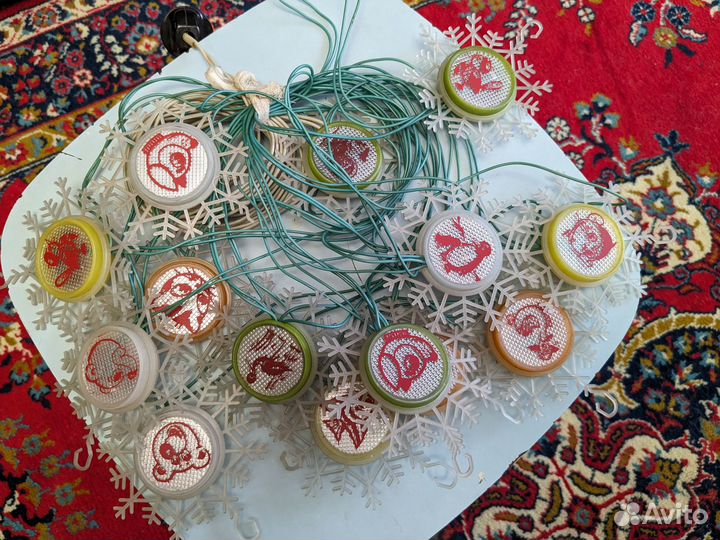 Елочная гирлянда СССР