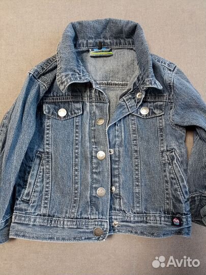Куртка джинсовая для девочек р.86