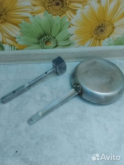 Сковородка для блинов, молоток для мяса Алюминий