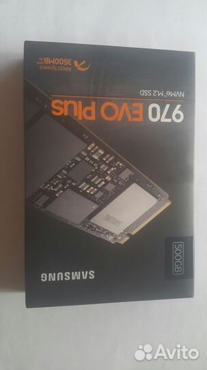 500 гб M.2 накопитель Samsung 970 EVO Plus Новый