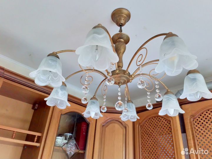 Люстра потолочная Италия бу