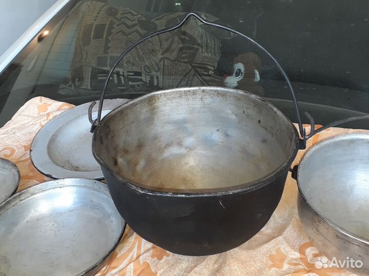 Набор походной посуды с треногой СССР