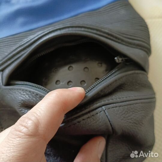 Кожаные мото штаны AXO Racer One Leather Pant