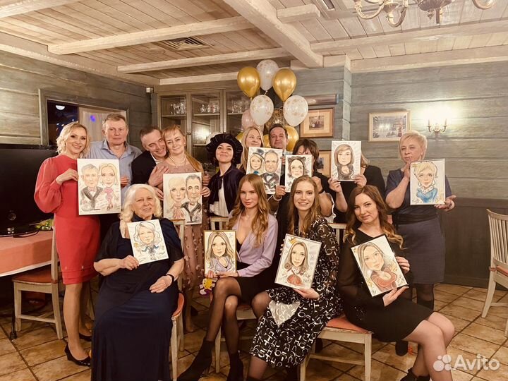 Художник на корпоратив.шаржист