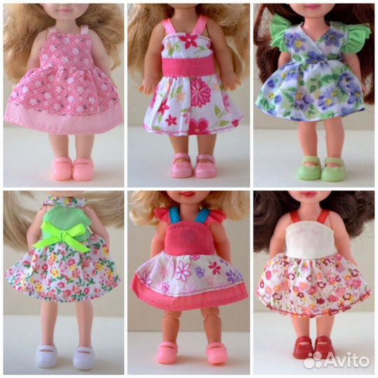 Одежда и обувь для кукол Келли, Барби