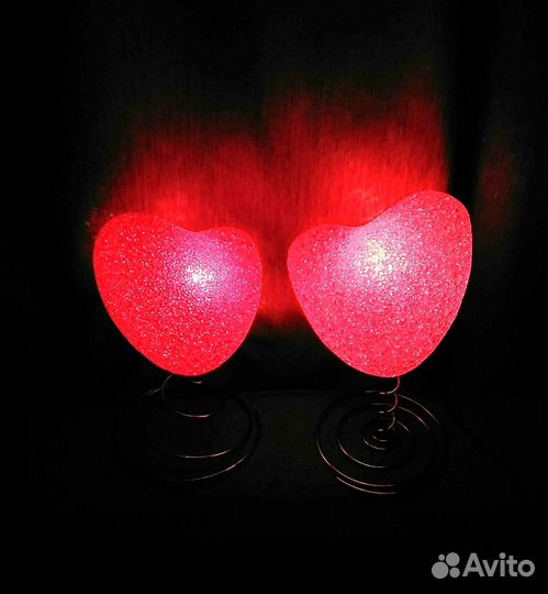 Светильник ночник Сердце