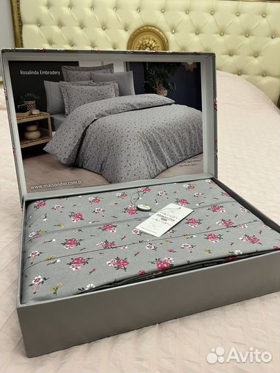 Постельное белье евро 100 хлопок, Евро, Турция