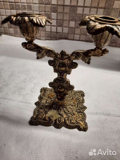 Подсвечник бронза СССР