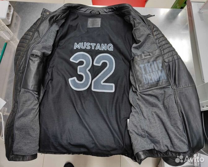 Кожаная куртка мужская Mustang xxl