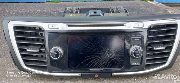 Штатная магнитола Honda accord 9