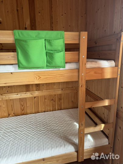 Кровать двухьярусная IKEA б/у