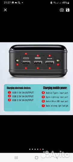 Повербанк 100000 mah