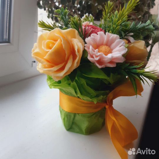 Букеты из мыла