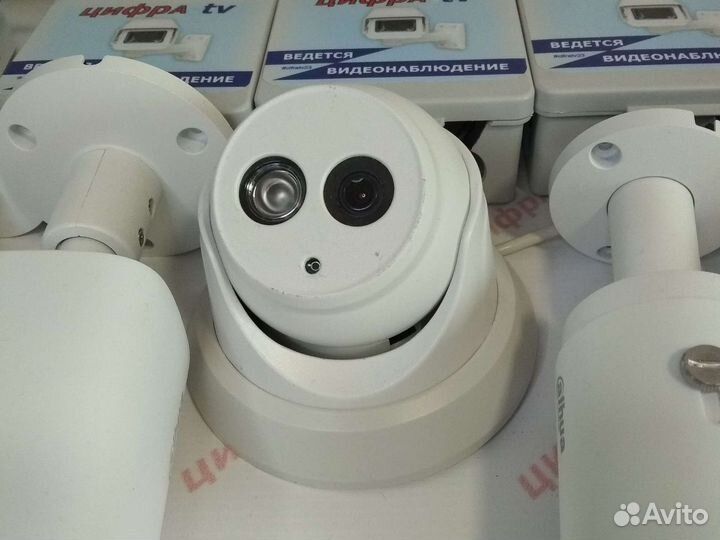 Видеонаблюдение 9 камер IP с микрофоном