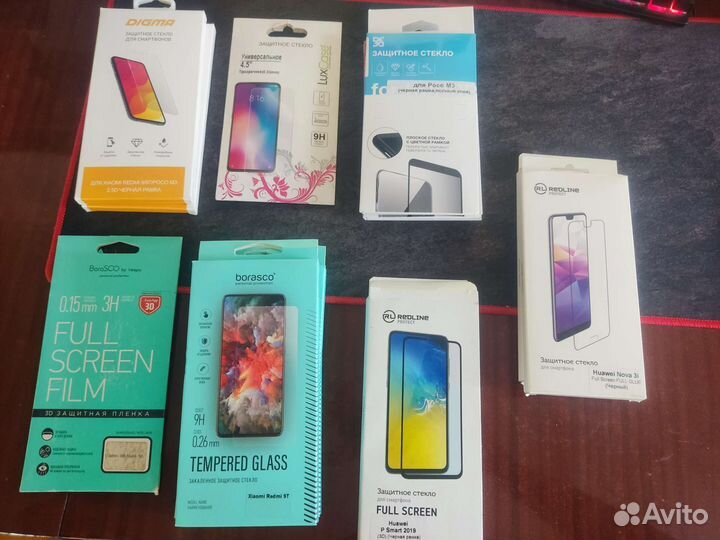 Защитные стекла на разные телефоны