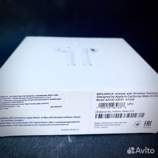 Беспроводные наушники Apple AirPods 2