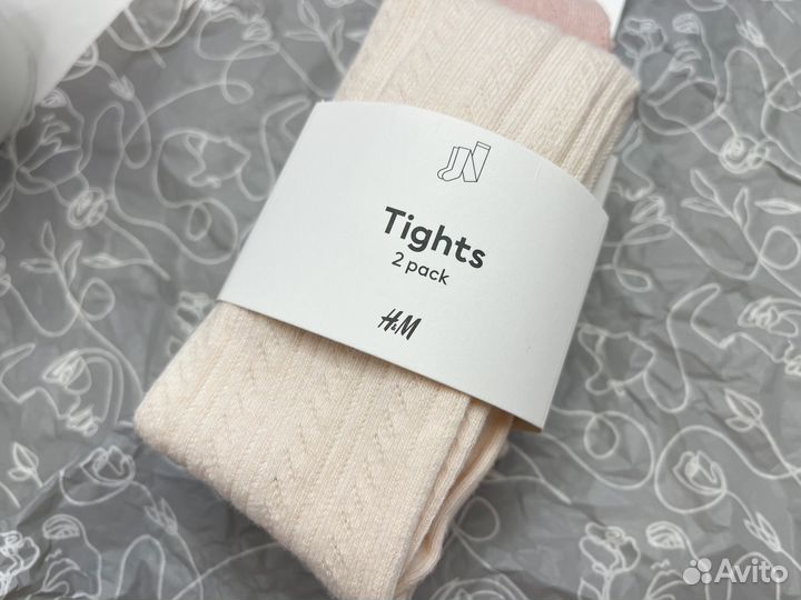 Новые Колготки для девочки hm 98 104