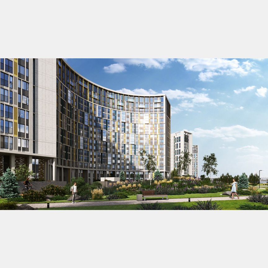 2-к. квартира, 64,1 м², 15/16 эт.
