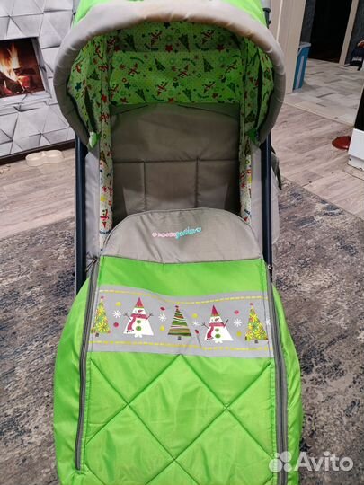 Санки коляска ника kids