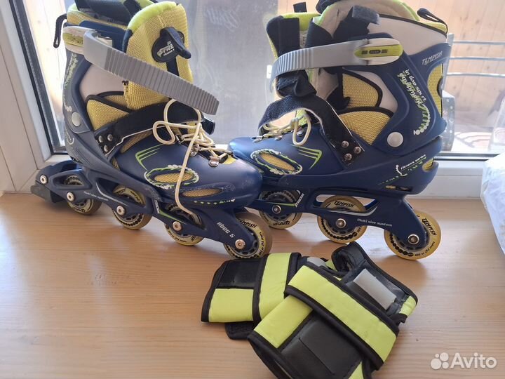 Роликовые коньки детские раздвижные 36-39