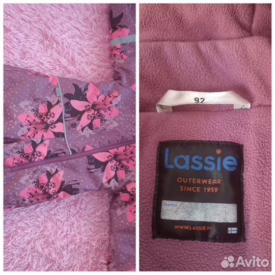Зимний комбинезон 92 lassie для девочки