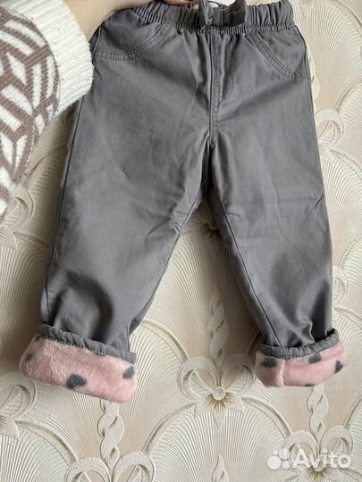 Теплые штаны для девочки