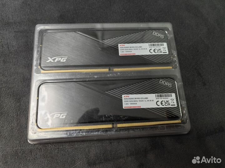 DDR5 32Gb (2x16Gb) 5200mhz XPG