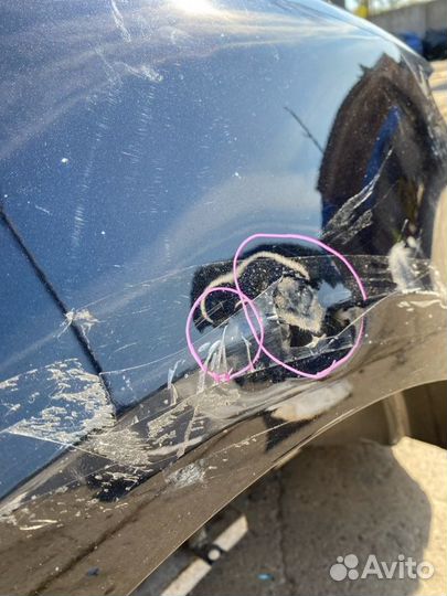 Крыло заднее левое Porsche Macan 95B DHK 2017