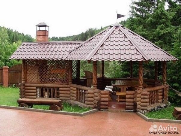 Оцилиндрованное бревно из северной сосны